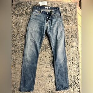 REDONE x LEVIS straight skinny Blue Jeans